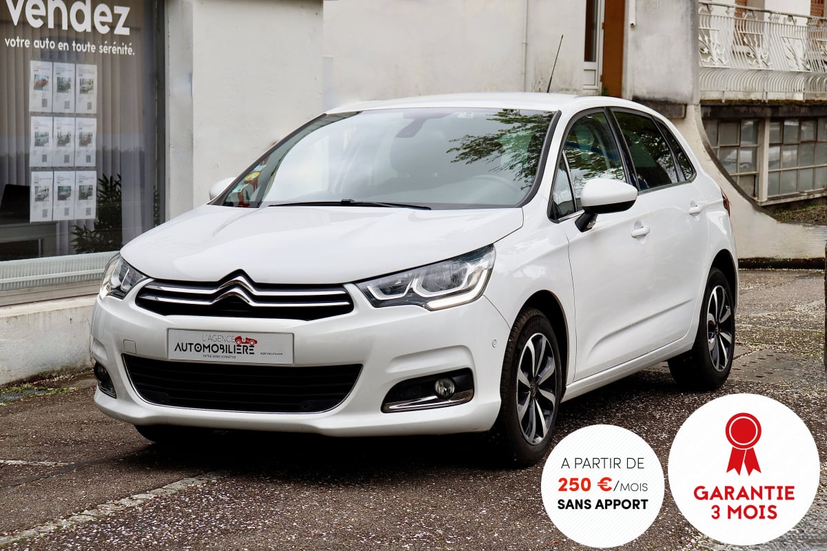 Citroen C4 1.6 BlueHDI 120 Millenium BVM6 (1ère main,GPS,Angles Morts) — 1