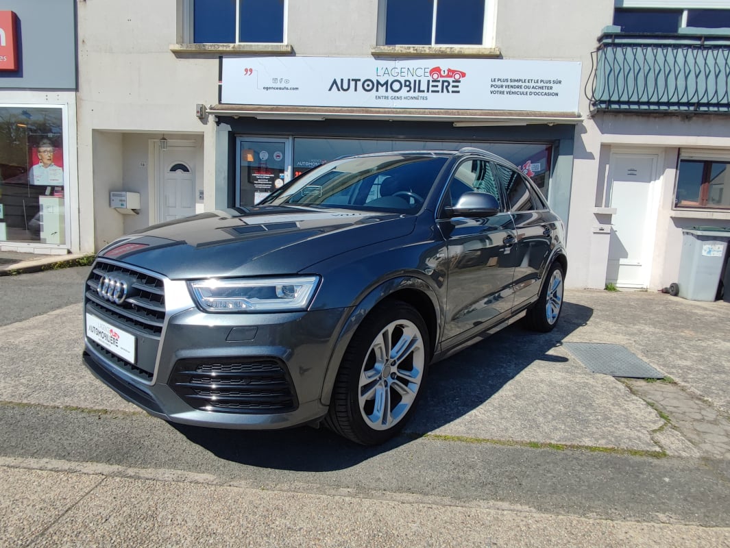 Audi Q3 Quattro S-line Phase 2 2.0 TDI S Tronic7 184 cv Boîte auto Toit ouvrant — 1