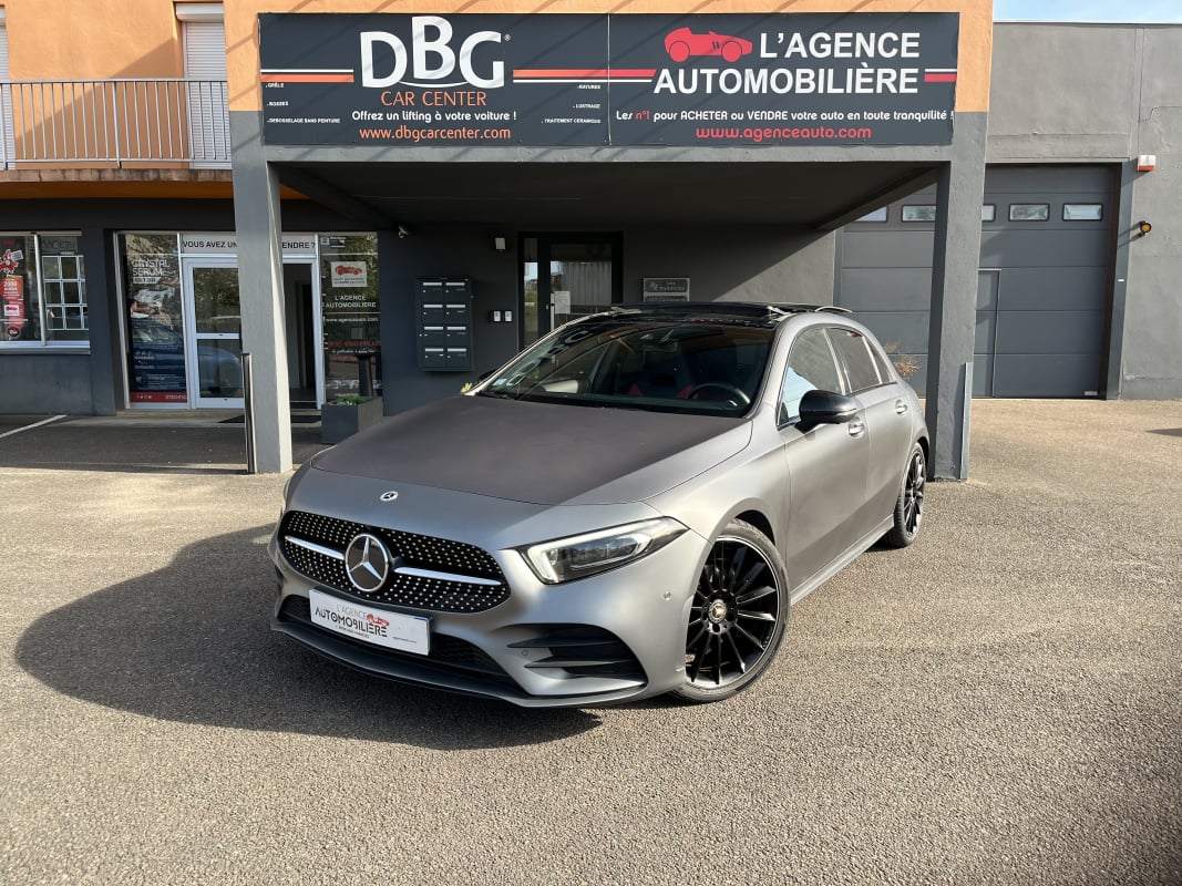 Mercedes-Benz Classe A 200D 2.0d 150cv AMG Line - Pack Premium Plus/Apple CarPlay/Cuir rouge — 1