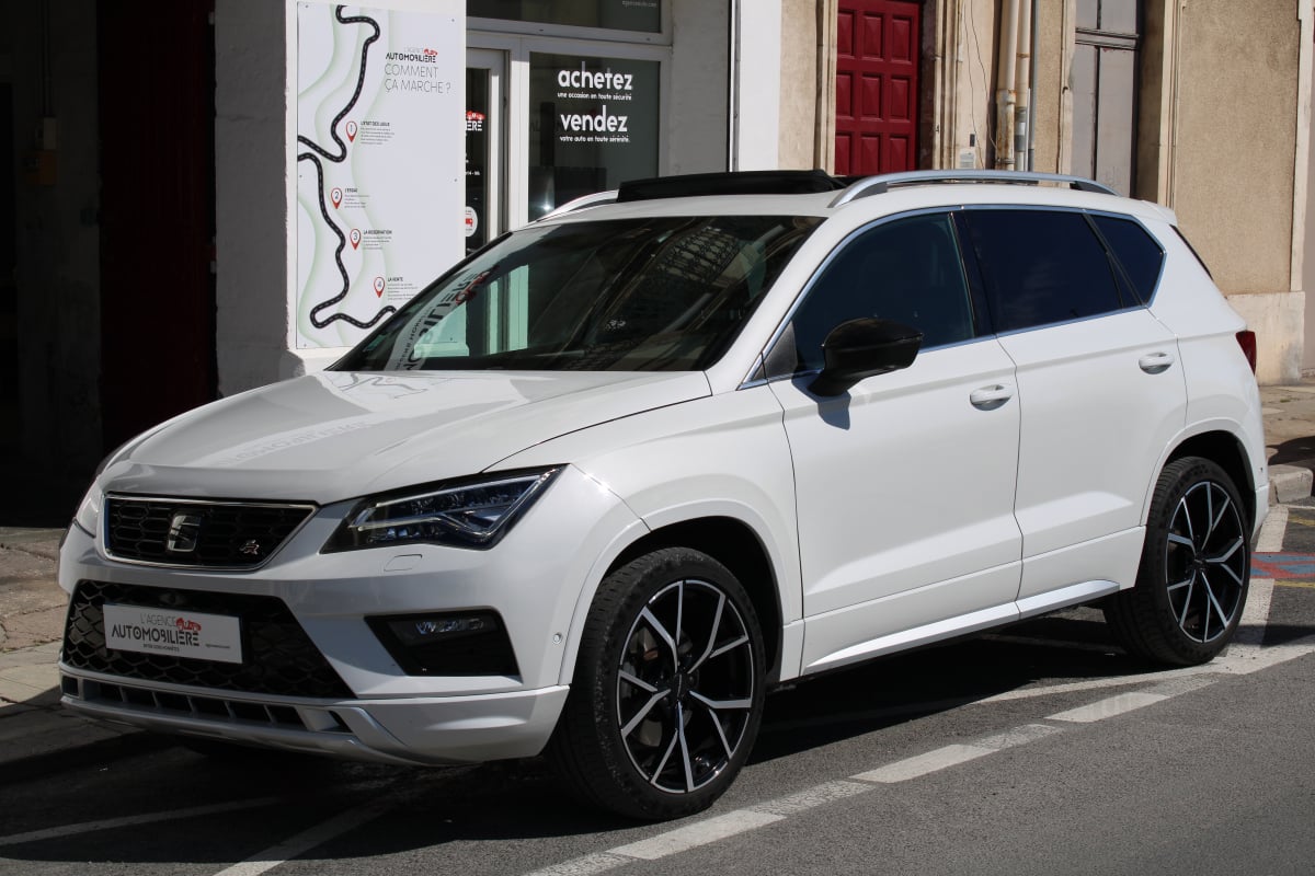 Seat Ateca 1.5 TSI 150 ACT FR DSG BVA START-STOP (Toit ouvrant, Caméra 360, coffre électrique,..) — 1