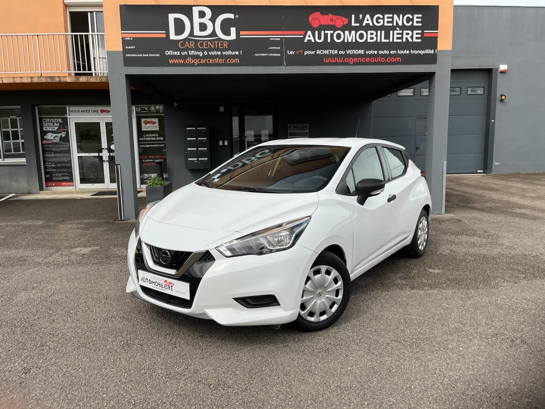 Nissan Micra 1.0i 73cv Visia Pack - Bluetooth/Climatisation/Limiteur/Galette de secours — 1