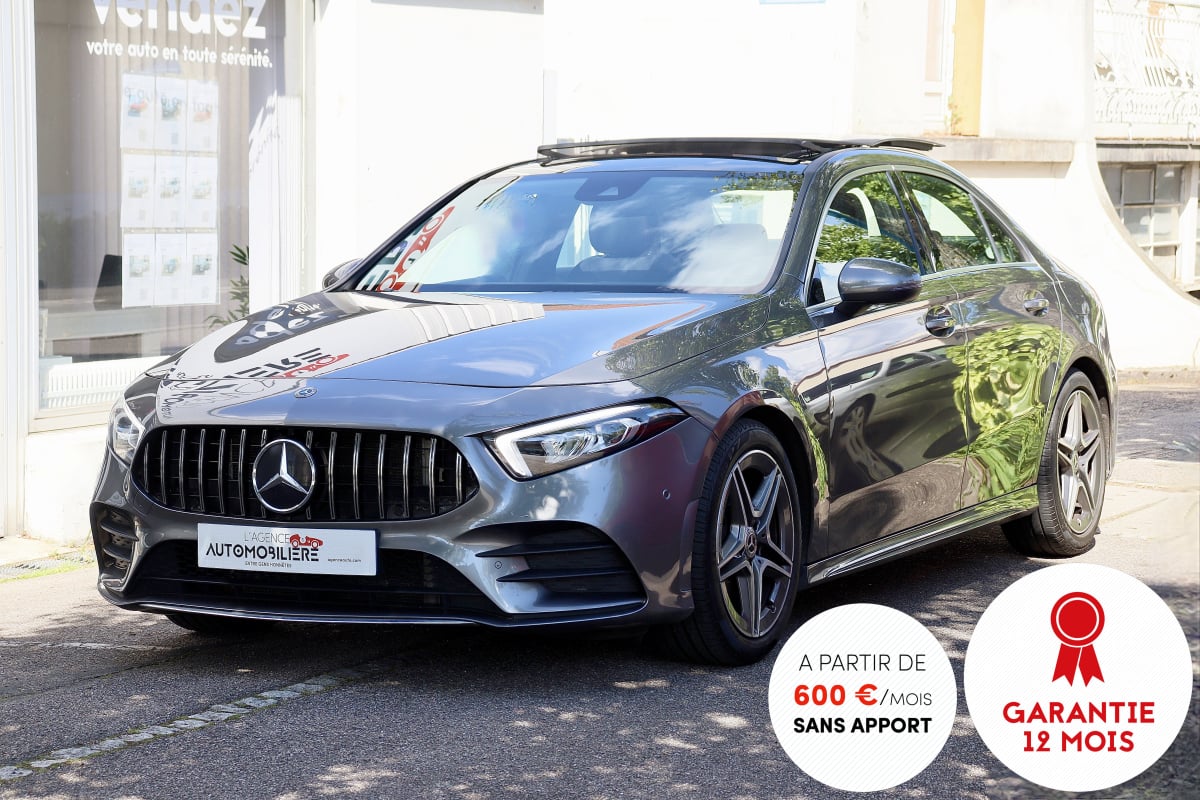 Mercedes-Benz Classe A Limousine 200i 163 AMG Line 7G-DCT (Toit Ouvrant,Pack LED,Caméra) — 1