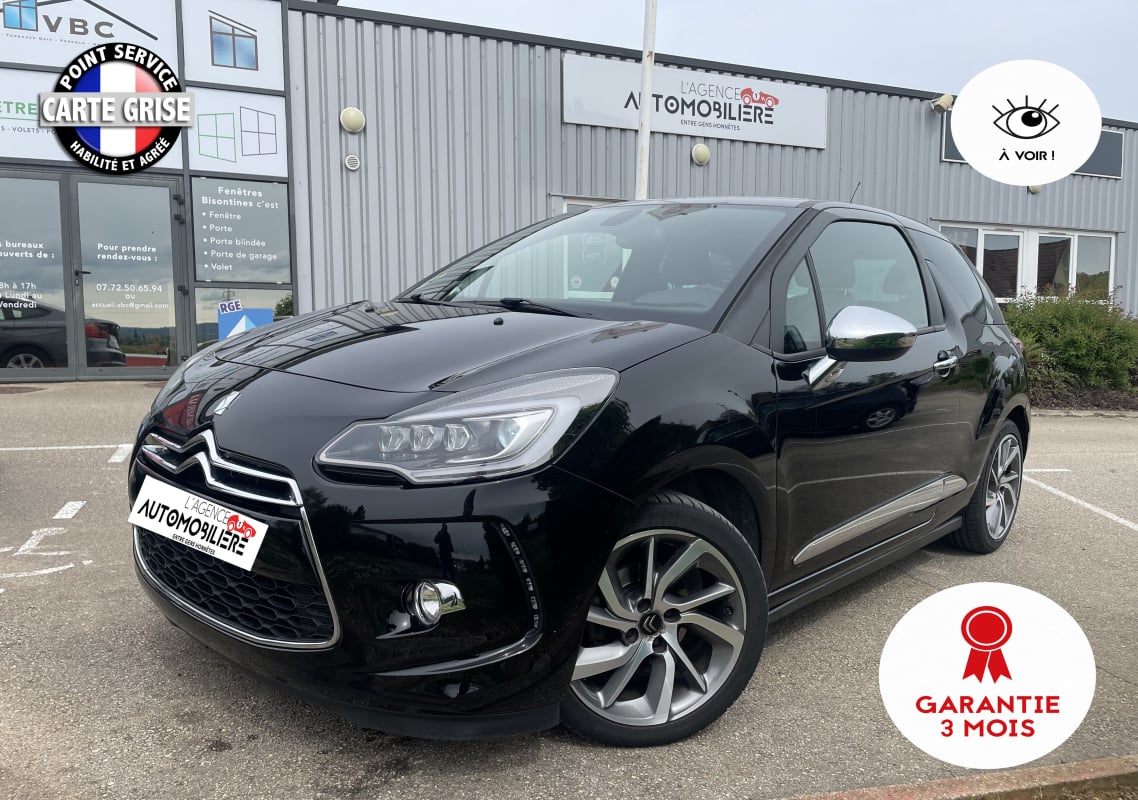 Citroen DS3 SO CHIC EDITION LIMITEE IRRESISTIBLE PARIS (A55) Phase 2 1.2 THP PureTech 12V S&S 110 cv — 1