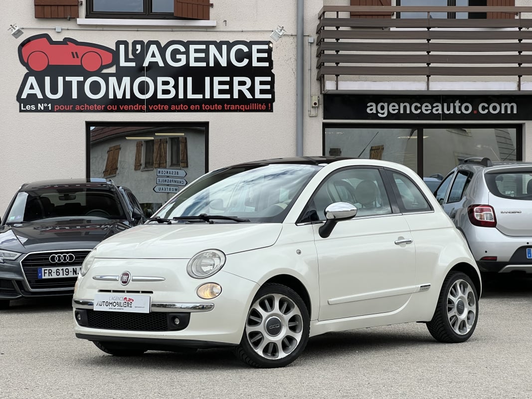 Fiat 500 1.4 100ch LOUNGE TOIT PANORAMIQUE — 1
