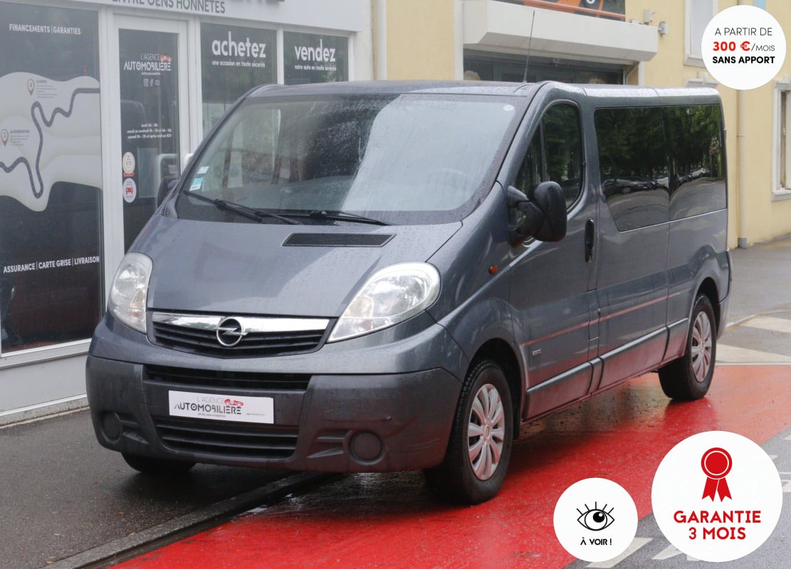 Opel Vivaro 9 Places Ph.2 2.0 CDTI 115 Combi long (Bluetooth, Limiteur&Régulateur...) — 1