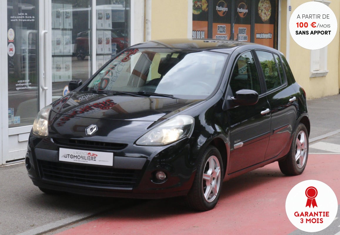 Renault Clio III Ph.2 1.2 i 75 AUTHENTIQUE BVM5 5 Portes (Distribution à jour, Clim, Jantes alu 15") — 1