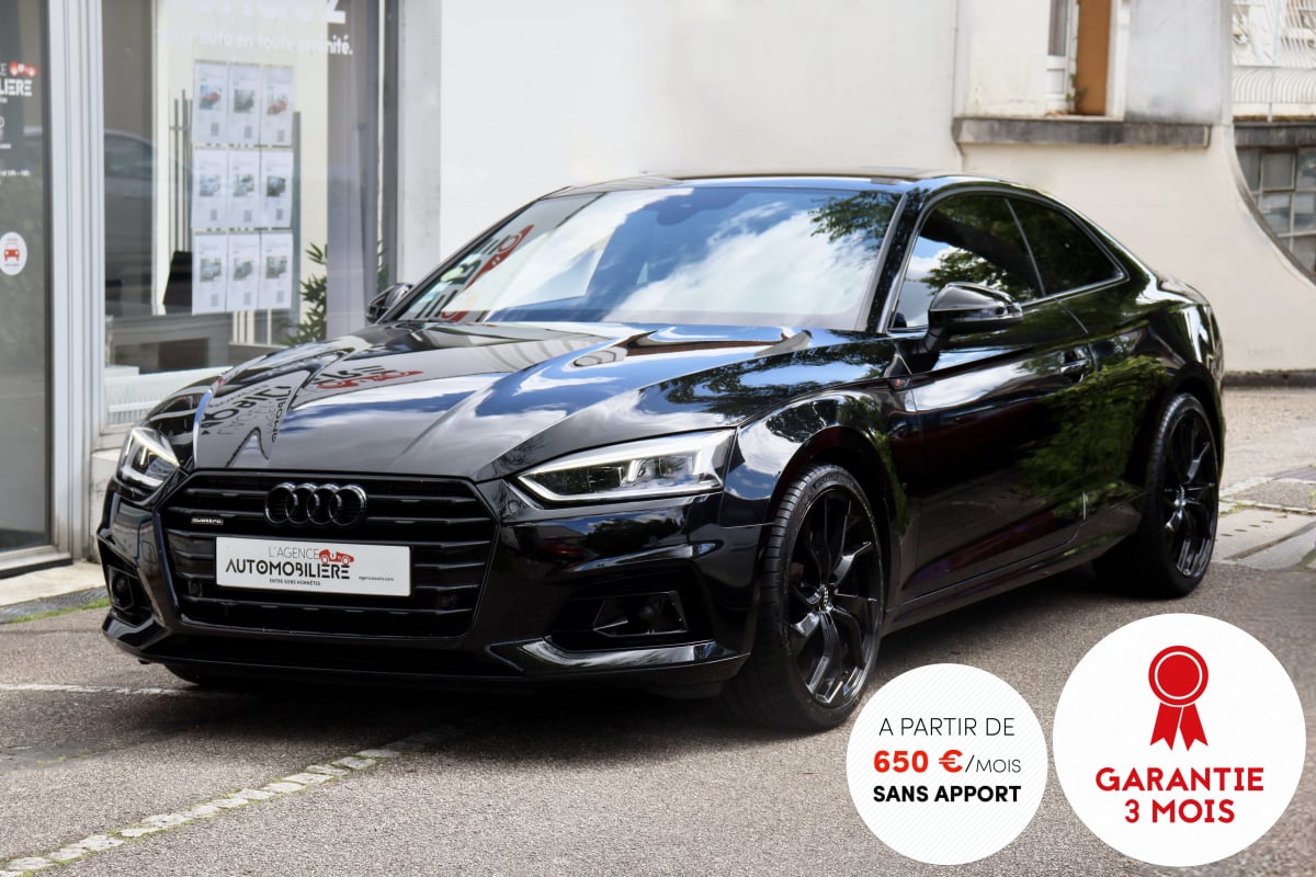 Audi A5 Coupé 2.0 TDI 190 Quattro S Line S-Tronic 7 (CarPlay,Caméra,Jantes 19") — 1