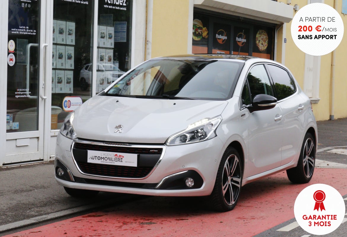 Peugeot 208 Ph.2 1.6 BlueHDi 120 GT-Line BVM6 5 Portes (Distri à jour, Toit panoramique, Carplay, JBL) — 1
