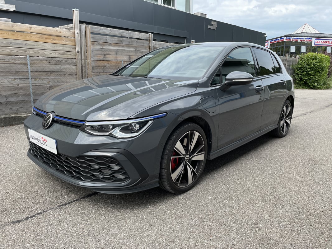 Volkswagen Golf VIII (8) GTE 1.4 e-Hybride Rechargeable 245 CV DSG6 Gris Dauphin — 1