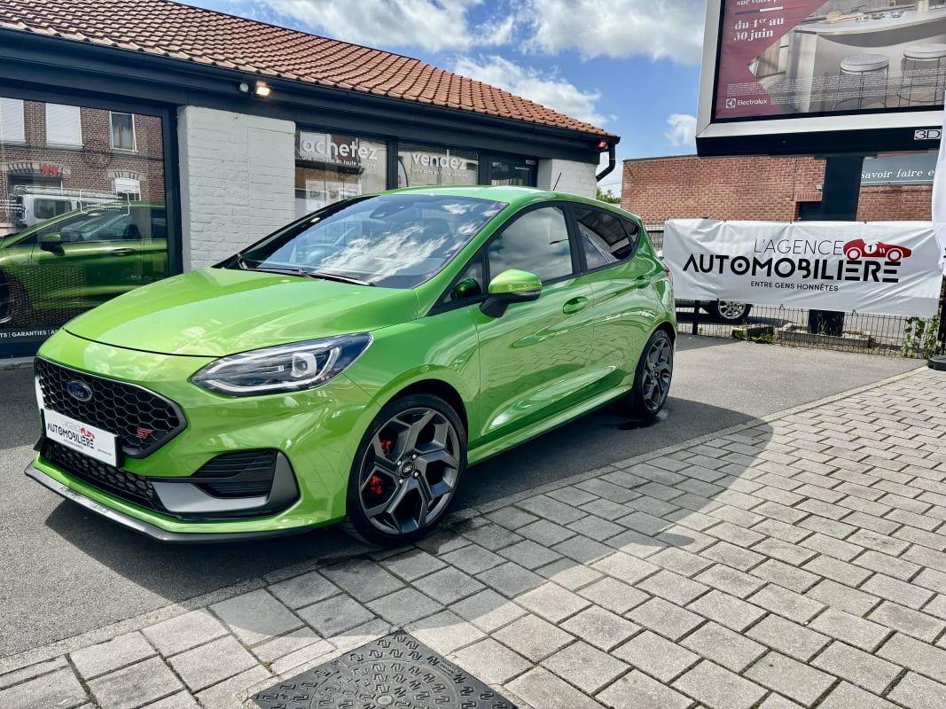 Ford Fiesta ST VI 1.5 200 CV ECOBOOST BVM6 PACK PERFORMANCE VERT MEAN GARANTIE JUSQUE 2030 — 1