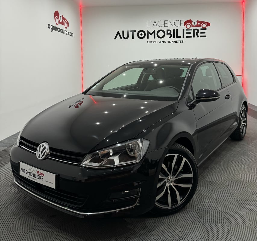 Volkswagen Golf GOLF VII CARAT 1.6 TDI 105CV BVM5 GPS/BLUETOOTH/CLIM+FX AUTO/RADAR AV-AR/REGUL ADAPTATIF/KEYLESS — 1