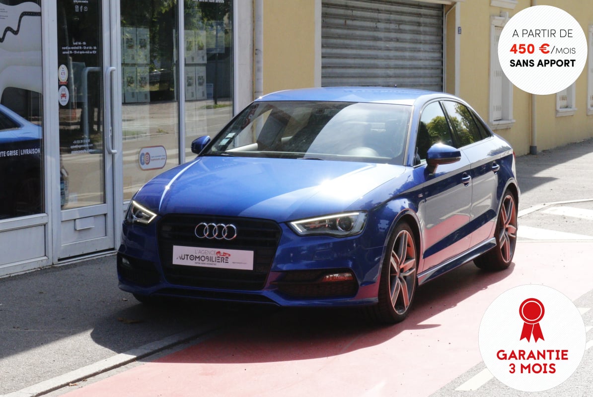 Audi A3 Berline 1.8 TFSI 180 S-Line BVM6 (Bang & Olufsen, Sièges Diamant, Jantes Alu 19) — 1