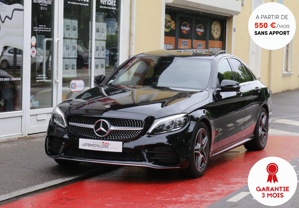 Mercedes-Benz Classe C Berline 200d 160 AMG Line 9G-TRONIC (Toit ouvrant, sièges chauffants, Suivi Mercedes...) — 1