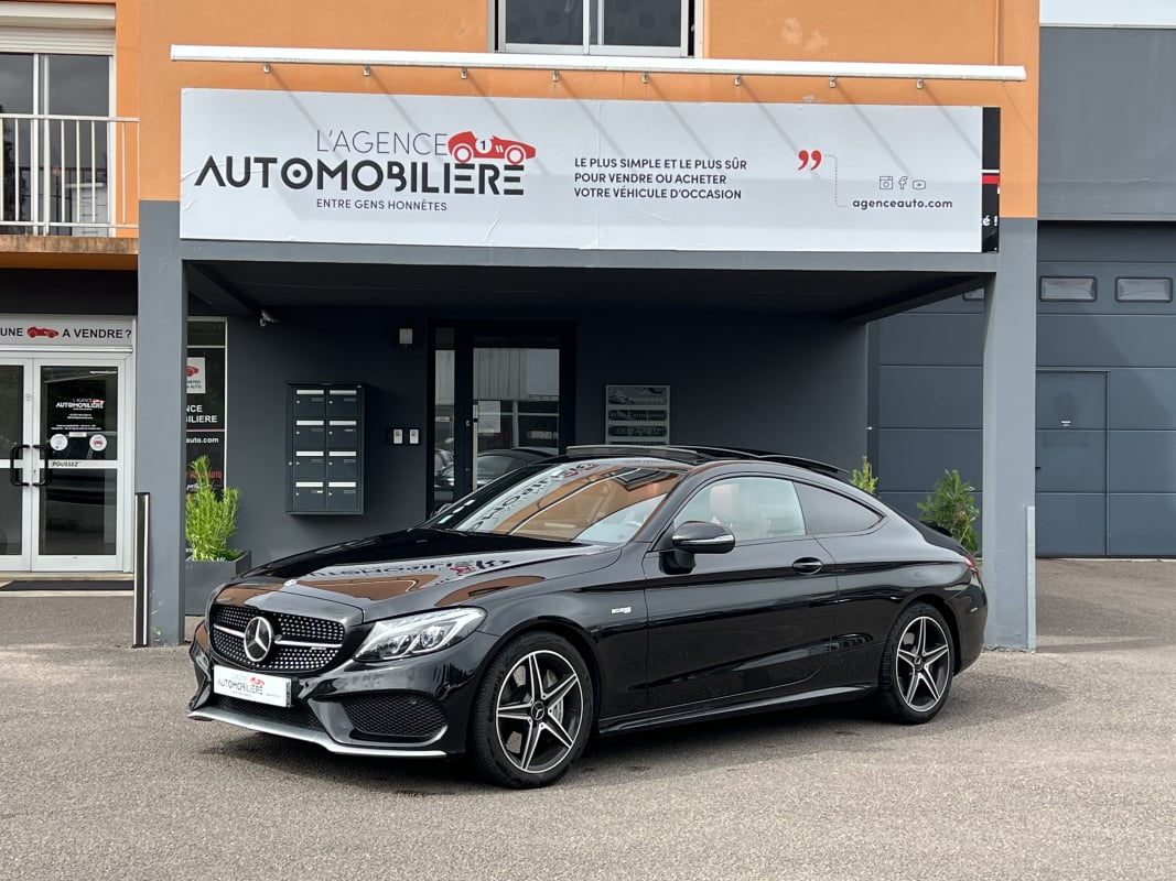 Mercedes-Benz Classe C 43 AMG 4MATIC BVA9 367 CV 1ère main Caméra Carbone Sièges chauffants électriques — 1