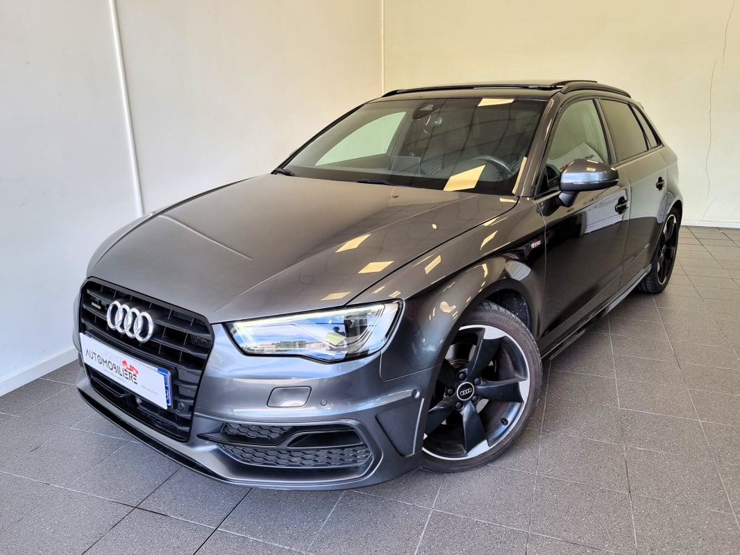 Audi A3 Sportback 2.0 TDI 184ch S line quattro S tronic 6 - HI-FI BANG - TOIT OUVRANT PANORAMIQUE — 1