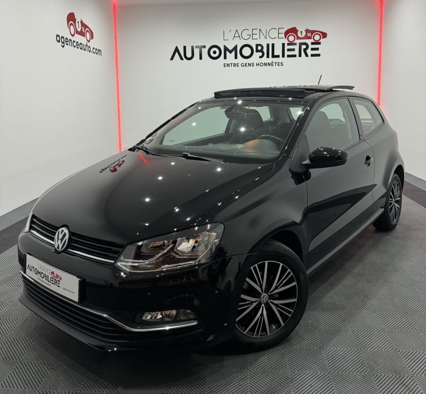 Volkswagen Polo POLO V ALLSTAR 1.0 12V 60CV BVM5 3 PORTES CARPLAY/TOIT PANO/JANTES ALU/GPS/BLUETOOTH/REGULATEUR — 1