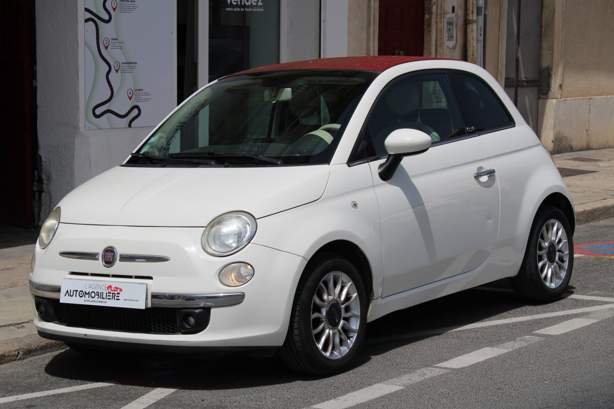 Fiat 500 1.2 70 LOUNGE START-STOP ( 1ère main, Radar Arr, Clim ... ) — 1