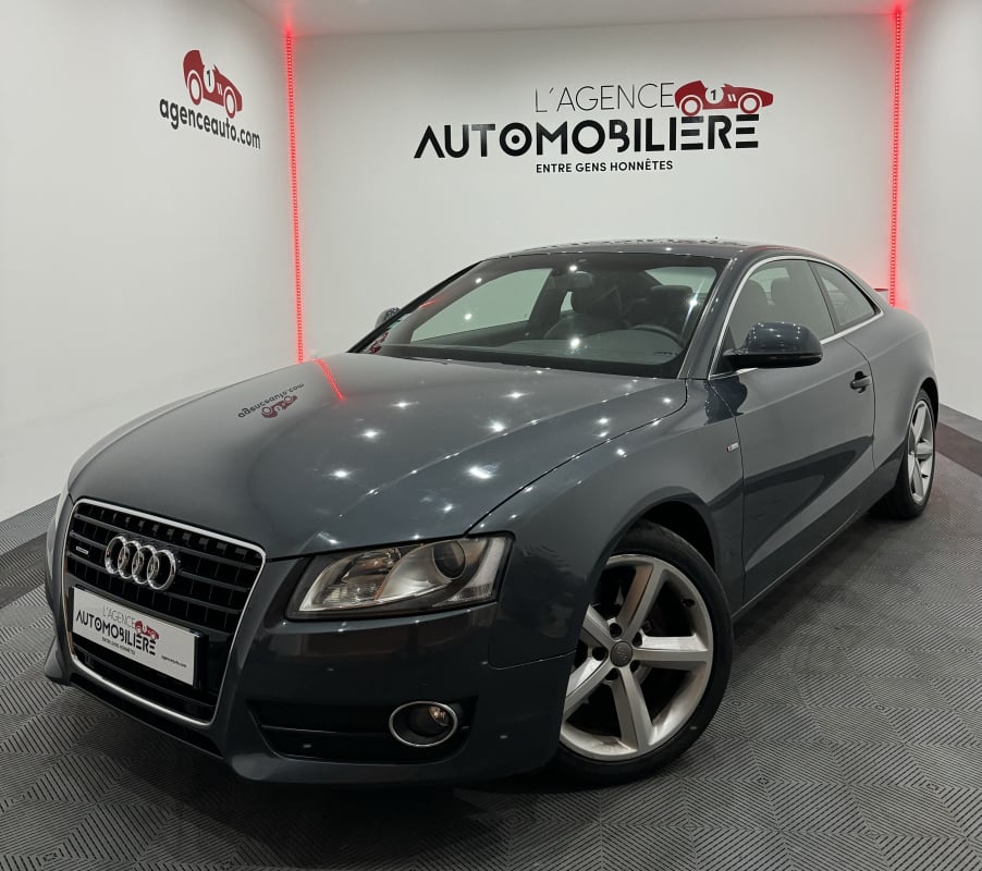 Audi A5 A5 COUPE S-LINE 3.0 V6 TDI 240CV BVM6 QUATTRO GPS/CAMERA+RADAR AV-AR/REGUL/BLUETOOTH/ORIGINE FRANCE — 1