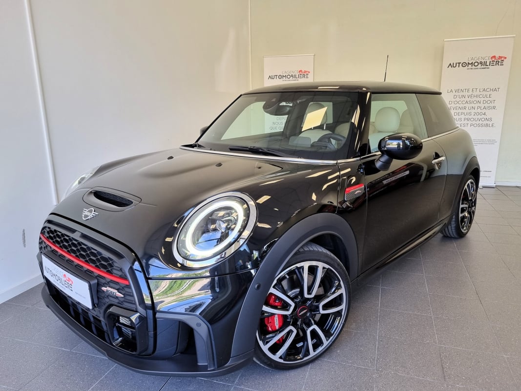 Mini John Cooper Works III (F56) JCW 231ch Edition Premium Plus BVA8 - Cuirs Blancs — 1