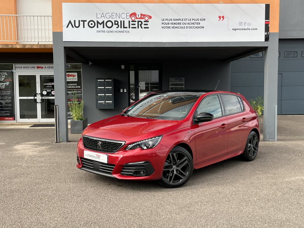 Peugeot 308 1.5 Blue HDi 130cv GT Line - Pack Black/Apple CarPlay/Toit panoramique/Caméra 360° — 1