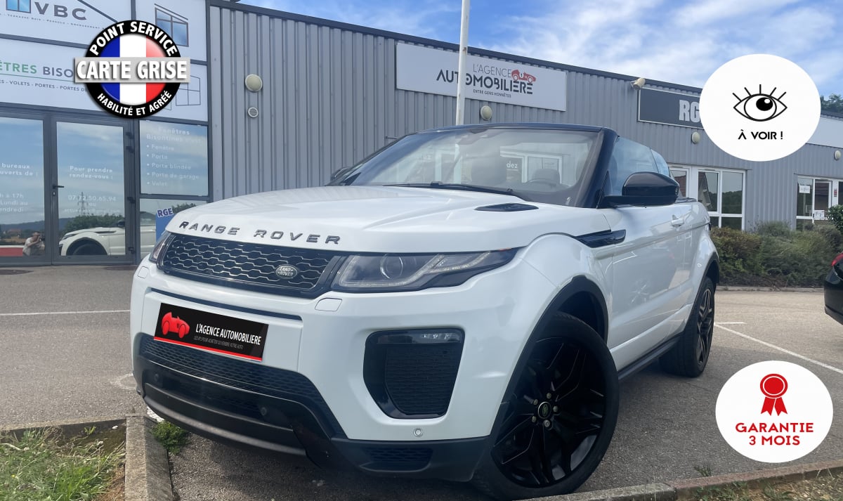 Land Rover Range Rover Evoque Cabriolet FINTION HSE DYNAMIC voque I Phase 2 Cabriolet 2.0 TD4 16V 4WD BVA9 180 cv Boîte auto — 1