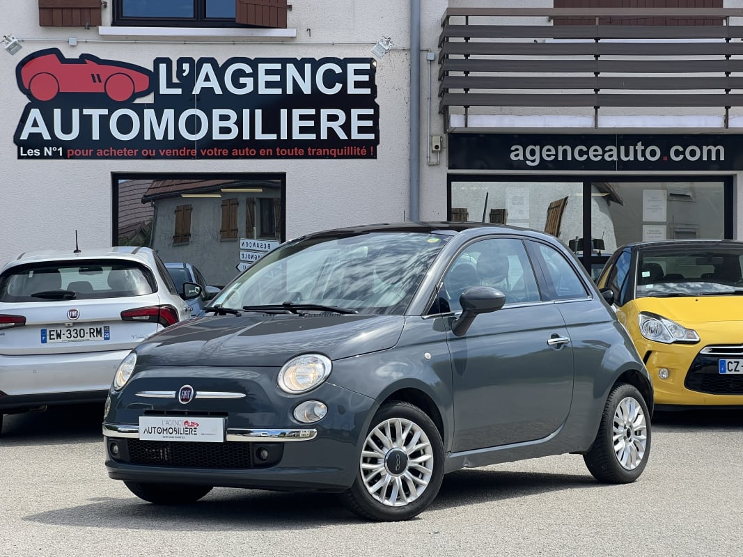 Fiat 500 1.2 69ch LOUNGE toit panoramique — 1