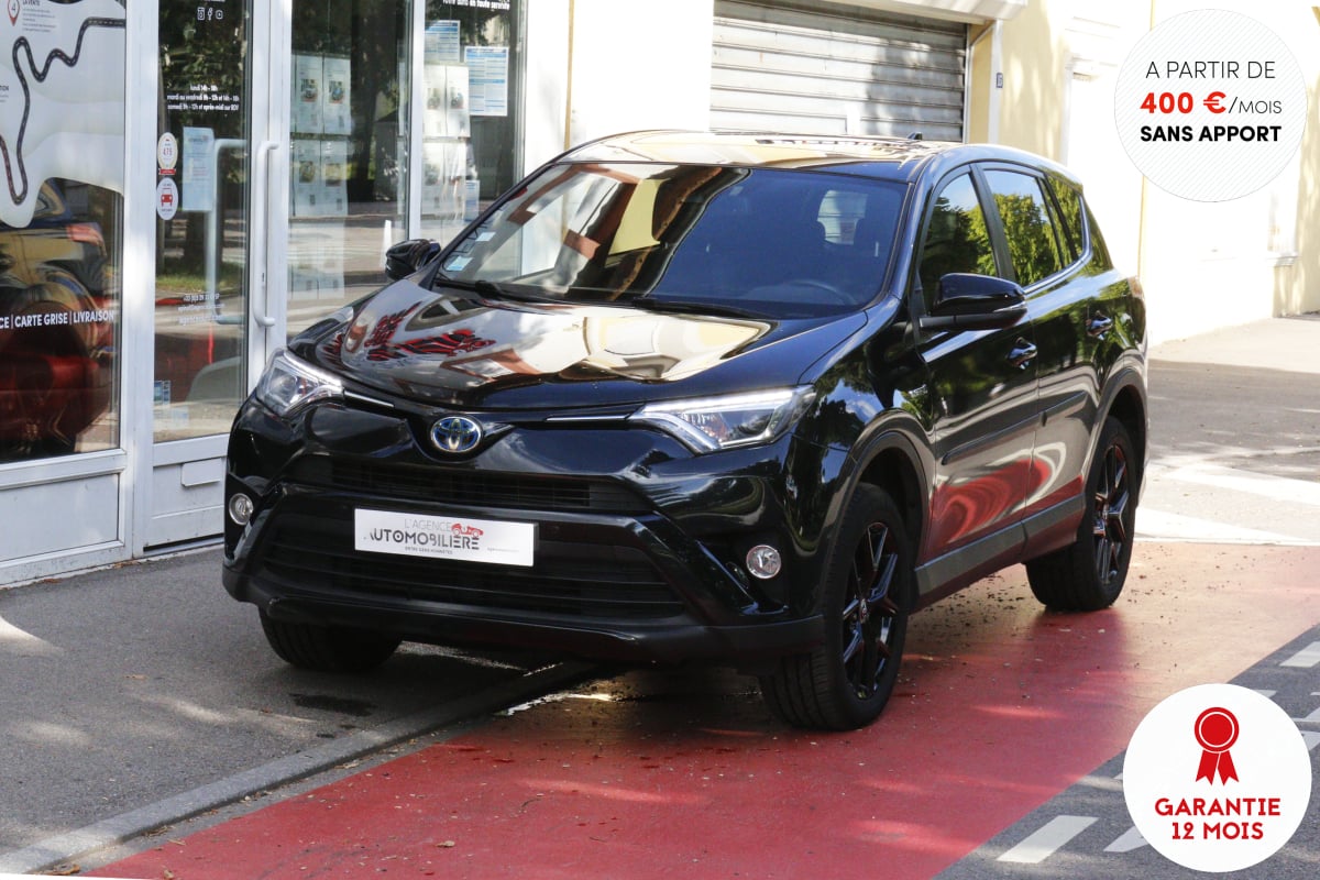 Toyota RAV4 Ph.II 2.5 VVT-i Hybrid 197 Black Edition AWD BVA (Toit ouvrant, Caméra de recul...) — 1