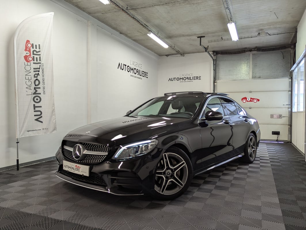 Mercedes-Benz Classe C IV (2) 180 D 6CV AMG LINE BVA9 + TOIT OUVRANT — 1