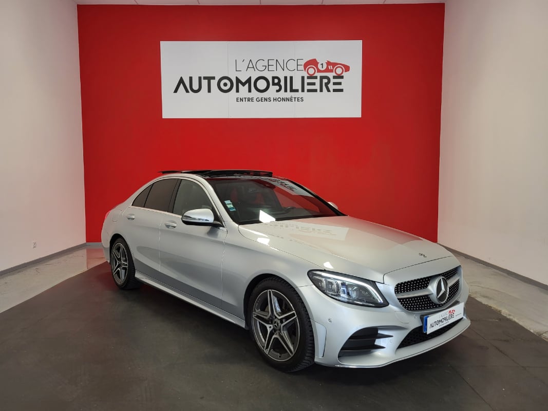 Mercedes-Benz Classe C MERCEDES CLASSE C 1.6 200 D 160 AMG LINE 9G-TRONIC BVA + TOIT OUVRANT — 1