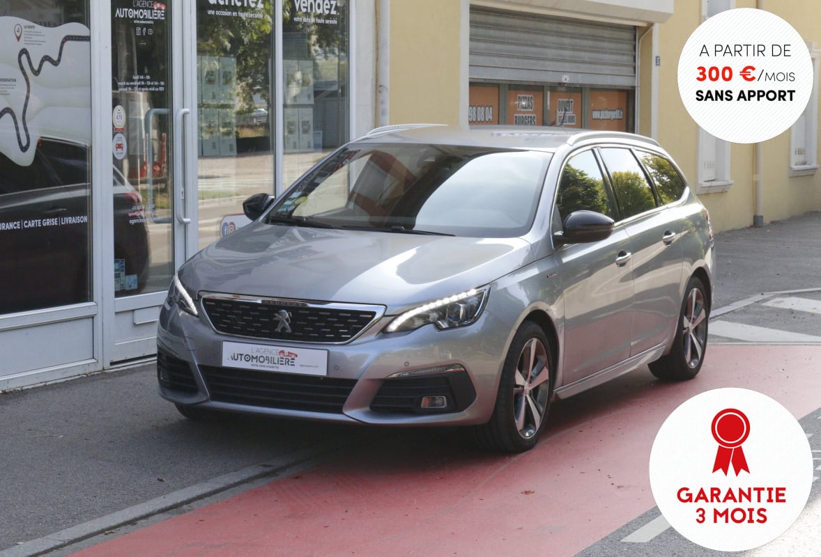 Peugeot 308 SW Ph.II 1.5 BlueHDi 130 GT-LINE EAT8 (Première main, Sièges chauffants, massant...) — 1