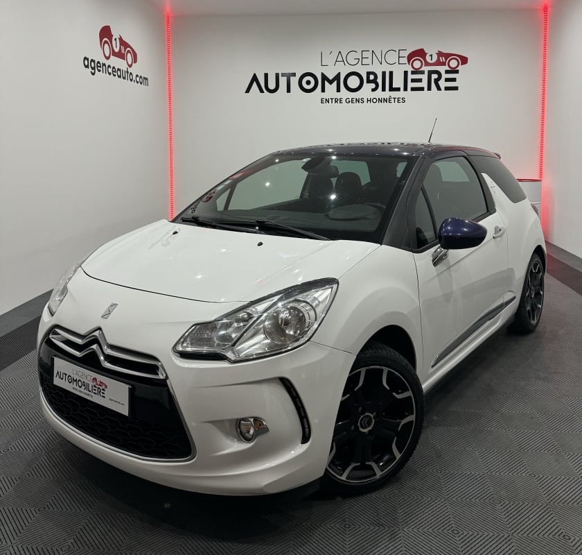 Citroen DS3 DS3 SPORT CHIC 1.6 THP 156CV BVM6 JANTES ALU/SIEGES SPORT/BLUETOOTH/REGULATEUR/CLIM AUTO/RADAR RECUL — 1