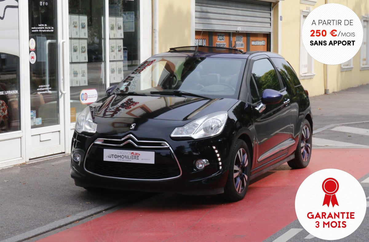 Citroen DS3 Cabriolet 1.6 e-HDi 90 SO CHIC BMP6 (Kit distribution à jour, Suivi d'entretien complet...) — 1