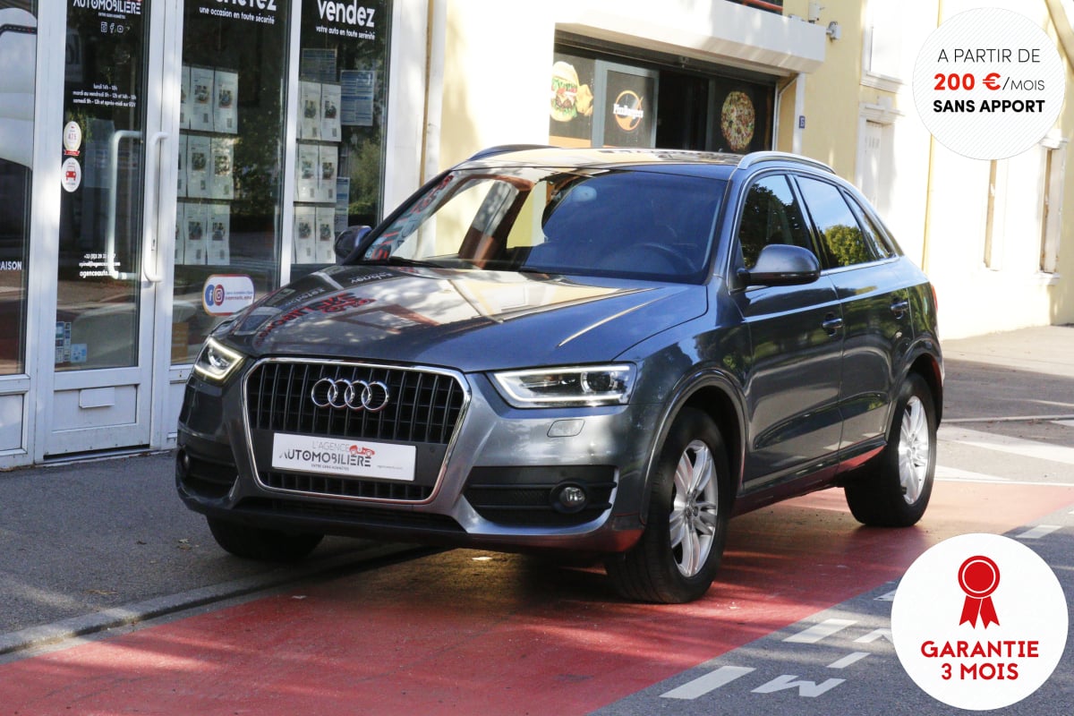 Audi Q3 2.0 TDI 140 Ambition Luxe BVM6 (Distribution à jour, Keyless GO, GPS) — 1