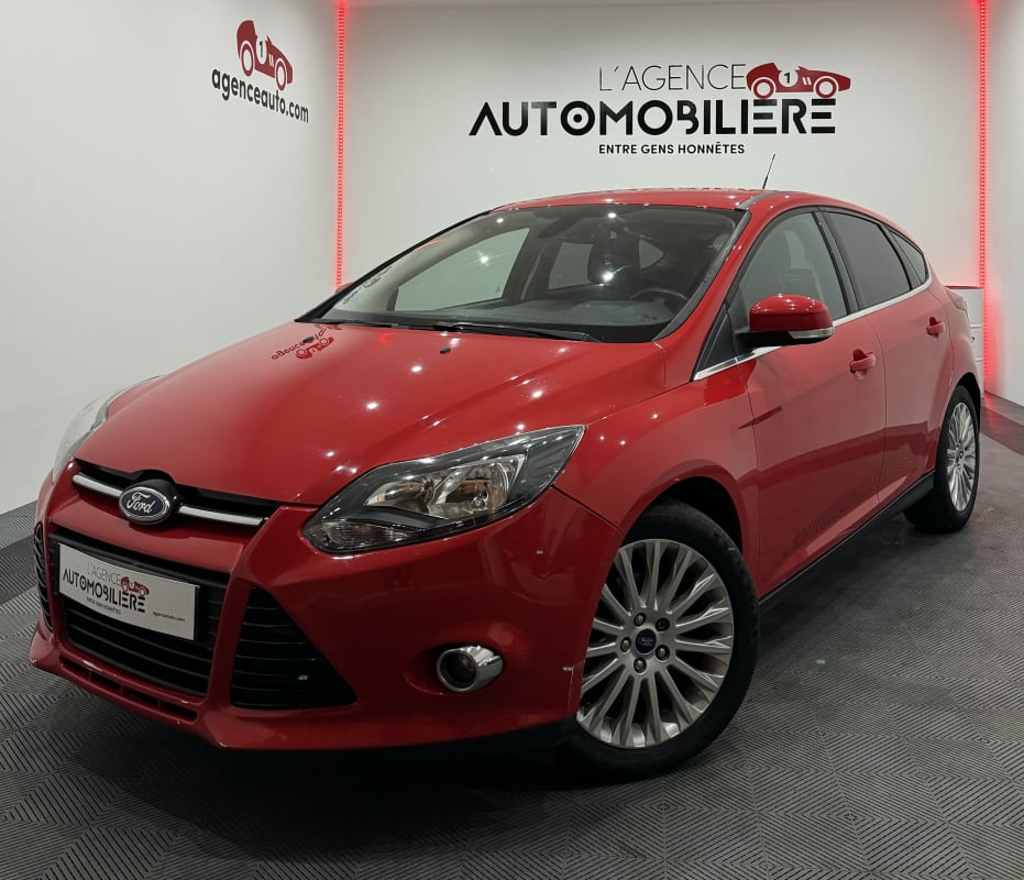 Ford Focus FOCUS III TITANIUM ECOBOOST 1.0 SCTI 125CV BVM6 CLIM AUTO/BLUETOOTH/REGUL/RADAR AR/JTES ALU — 1