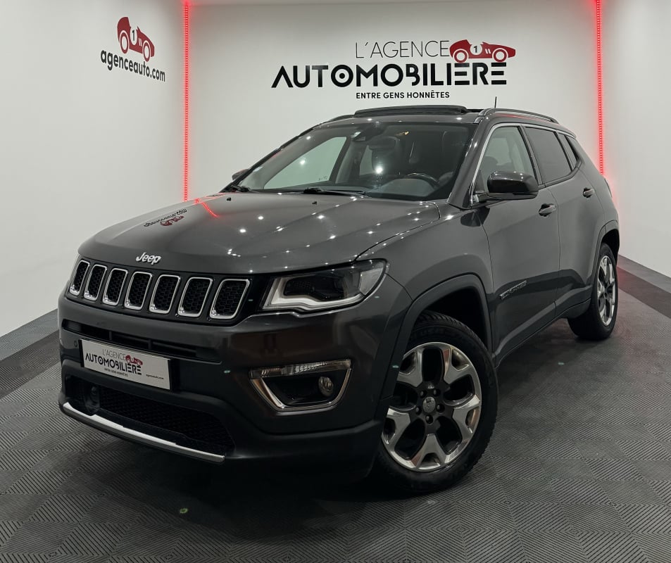 Jeep Compass COMPASS II LIMITED 2WD 1.6 CRD 120CV BVM6 HI-FI BEATS/TOIT PANO OUVRANT/CAMERA/CUIR/GPS/BLUETOOTH — 1