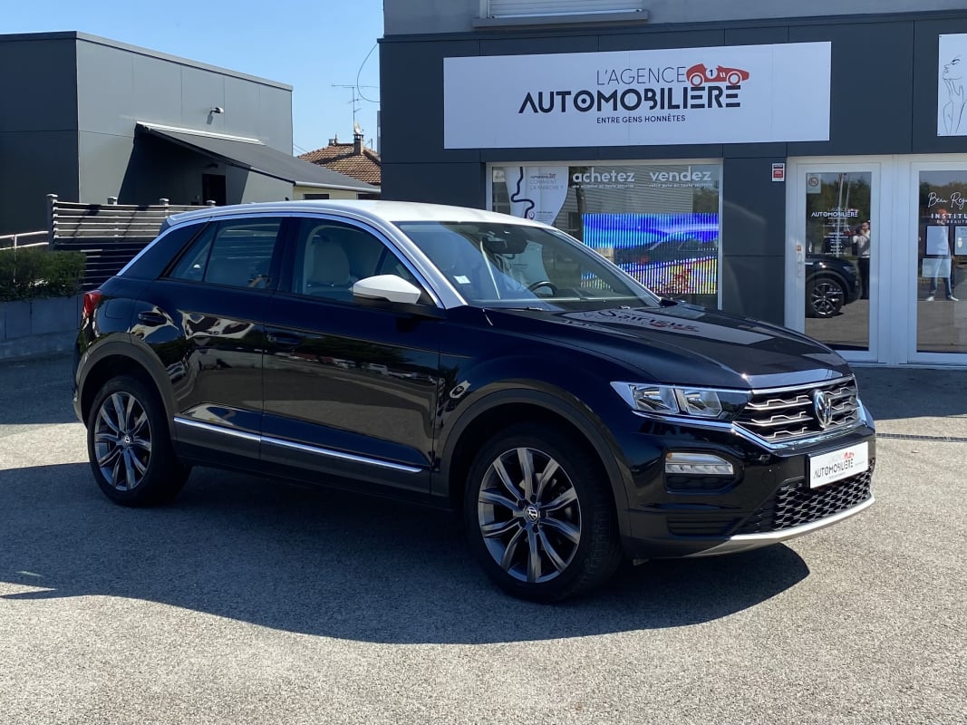 Volkswagen T-roc 1.6 TDI 115 LOUNGE BVM6 - INTERIEUR CUIR - CHARGEUR SMARTPHONE INDUCTION — 1