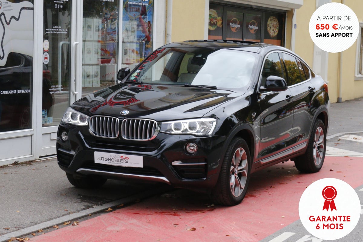 BMW X4 (F26) 30d 258 xLine xDrive BVA (Toit ouvrant, H&K, Sièges élec/chauff) — 1