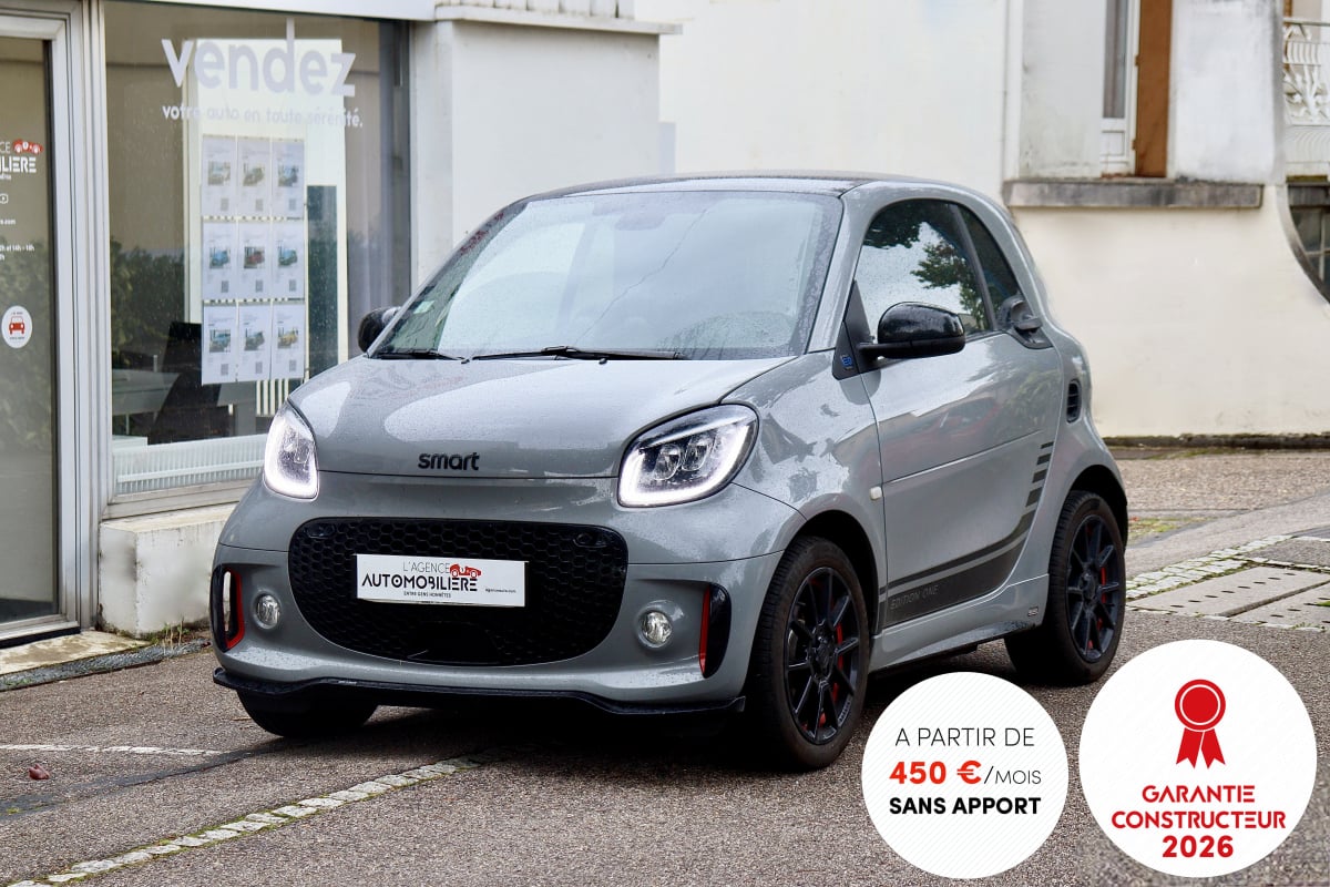 Smart Fortwo Ph2 EQ 81 Prime Brabus BVA (Toit Pano,Caméra,Sièges Chauffants) — 1