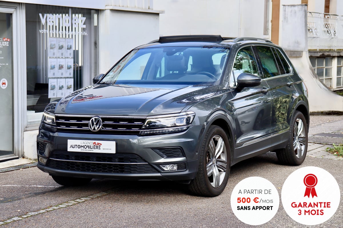 Volkswagen Tiguan 1.4 TSI 125 Carat Exclusive BVM6 (TO,CarPlay,Caméra360) — 1