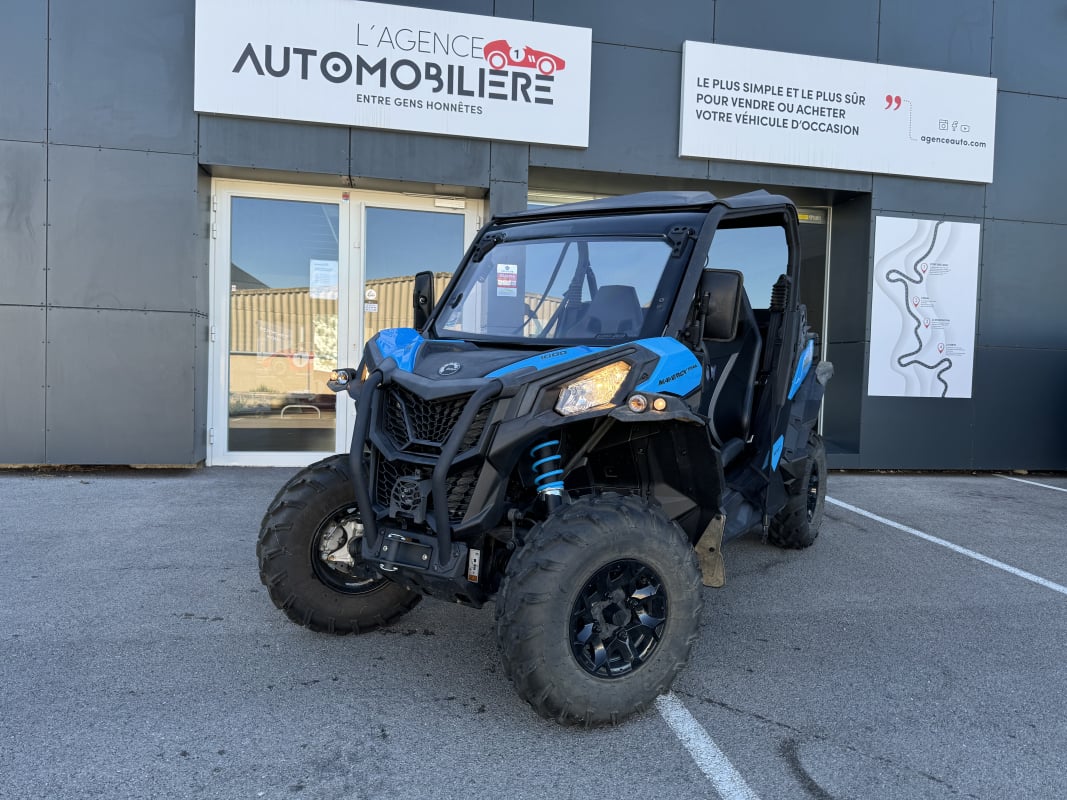 CAN-AM SSV Maverick Trail 1000cc bleu 340kms!! — 1