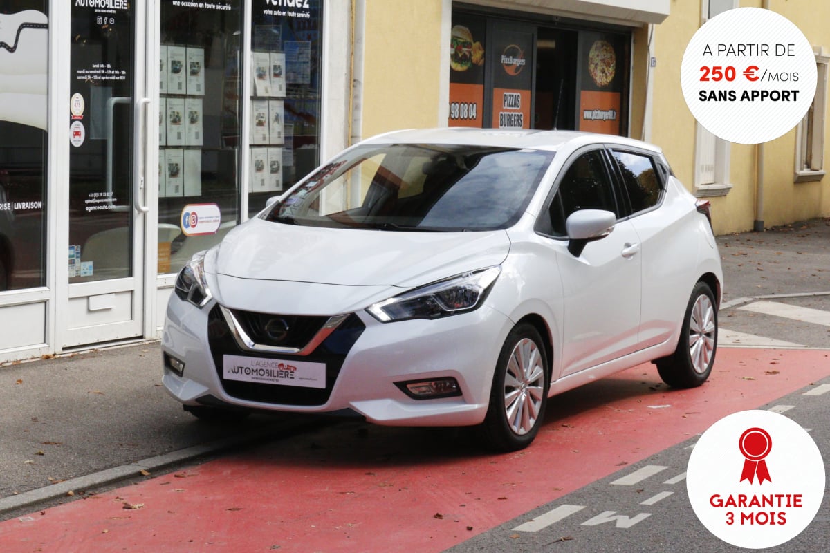 Nissan Micra V 1.0 IG-T 100 ACENTA BVM5 (Caméra de recul, Bluetooth, GPS...) — 1