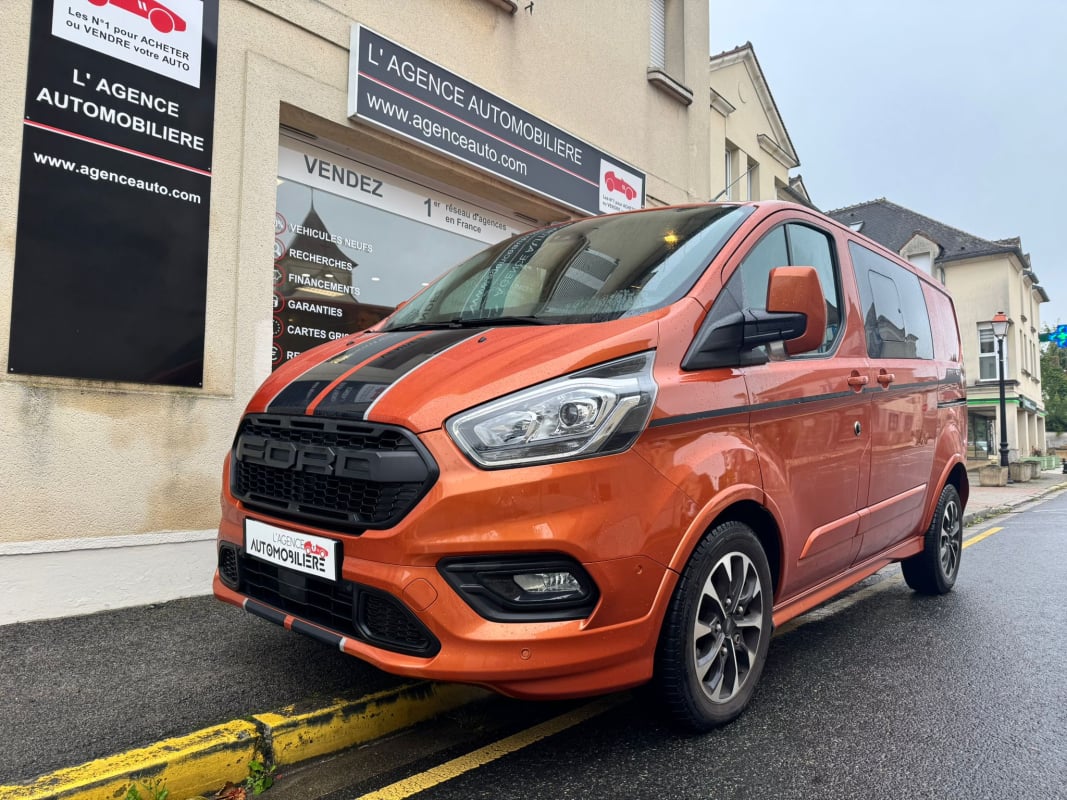 Ford Transit Custom Fg 2.0 ECOBLUE 185cv 320 SPORT L1H1 BVA DOUBLE CABINE + OPTIONS — 1