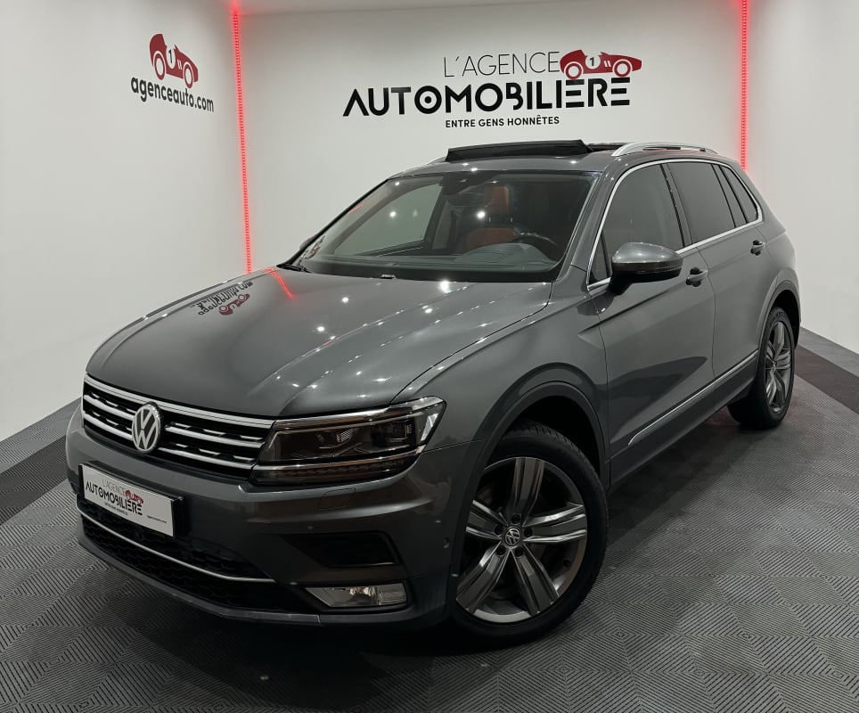 Volkswagen Tiguan TIGUAN II CARAT EXCLUSIVE 4 MOTION 2.0 TDI 190CV DSG7 TOIT PANO OUV/CUIR/CARPLAY/CAMERA 360/KEYLESS — 1