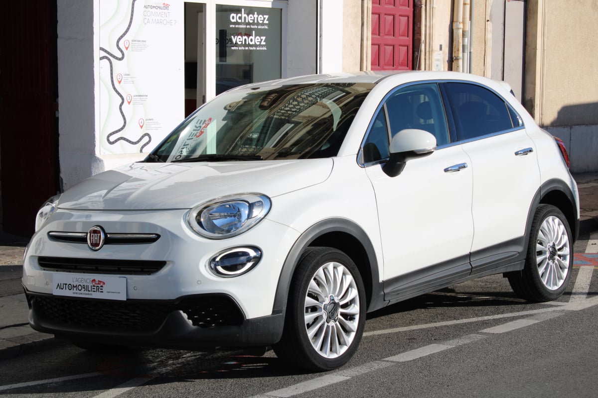 Fiat 500X 1.6 MJT 120 LOUNGE 4X2 (CarPlay, Caméra de recul, Entretien Fiat,..) — 1