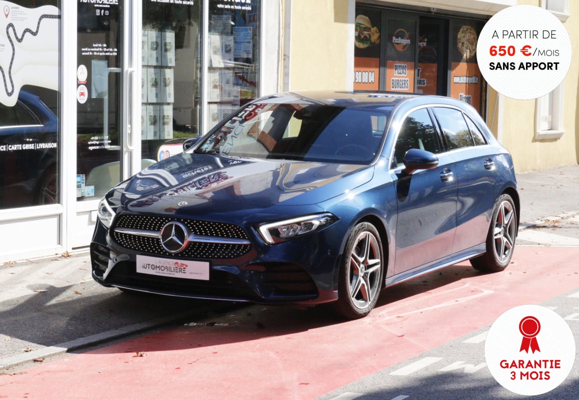 Mercedes-Benz Classe A 180 i 136 AMG-Line 7G-DCT (1ère main, Camera, Démarrage sans clé) — 1