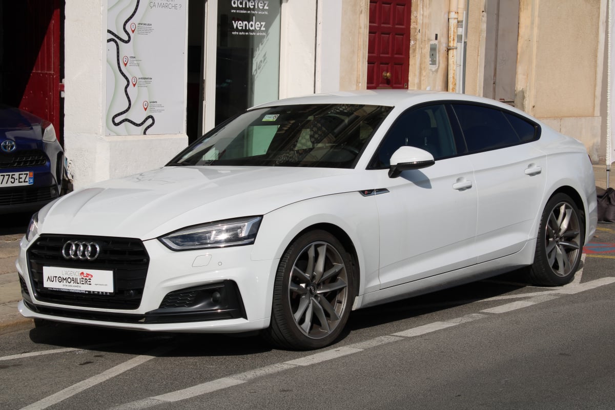 Audi A5 SPORTBACK 2.0 TFSI 190 S-LINE S-TRONIC BVA (Entretien Audi, Sièges chauffants/massants, CarPlay...) — 1