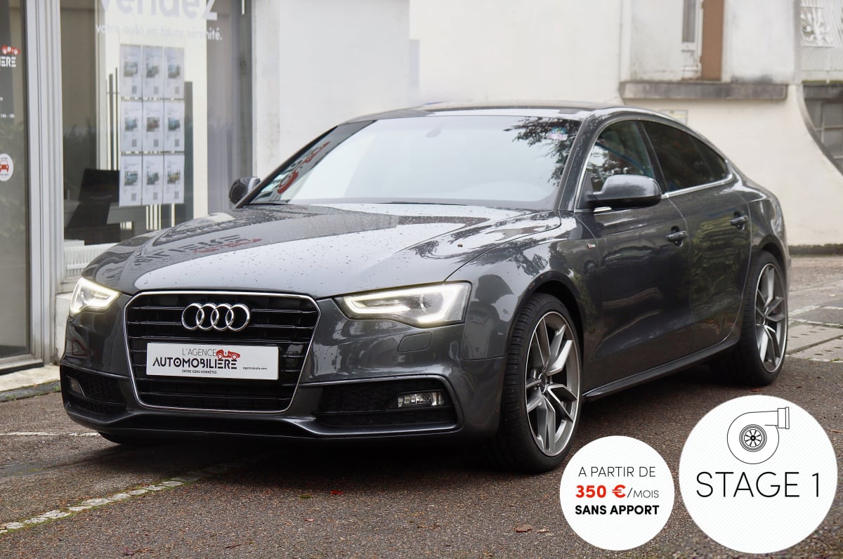 Audi A5 Sportback 2.0 TDI 150 S Line BVM6 (Jantes 19,GPS,LED) — 1