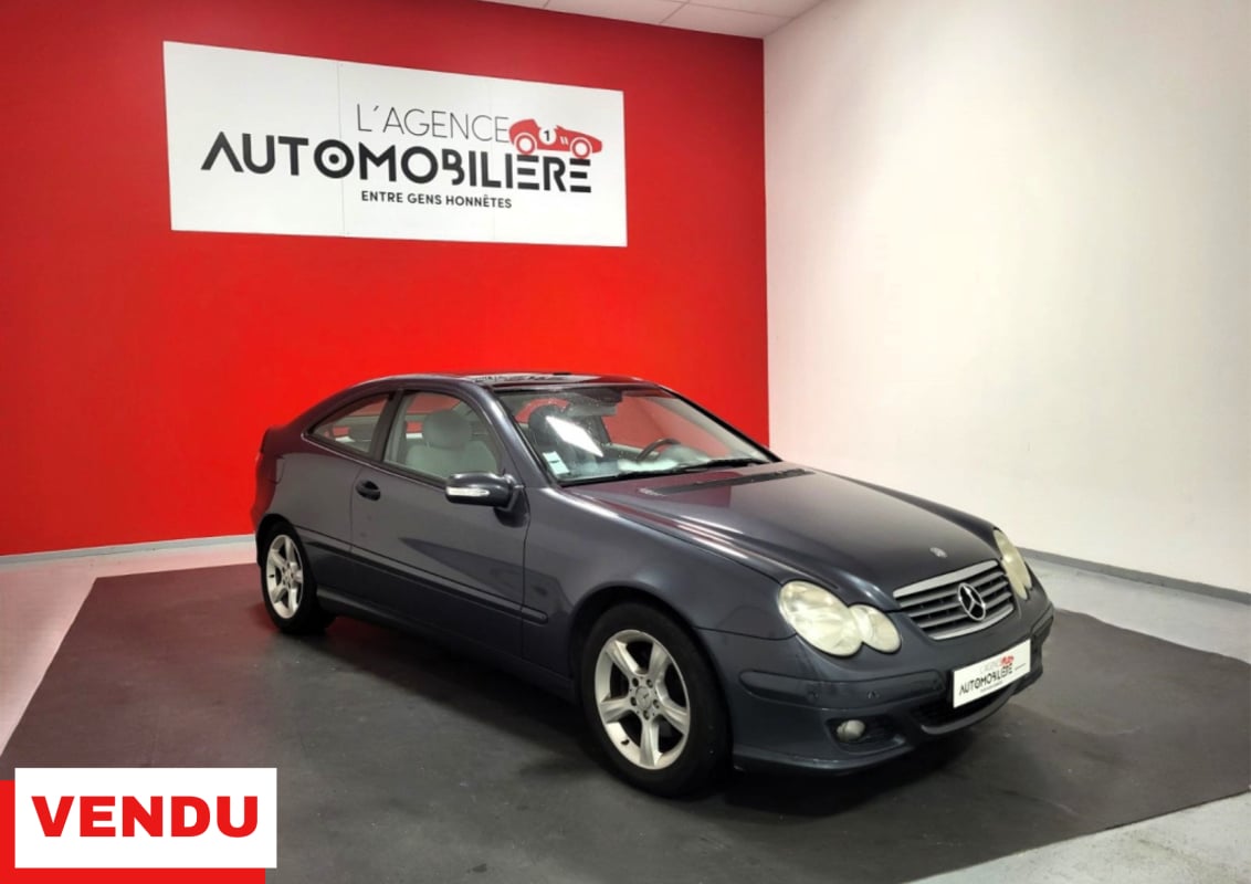 Mercedes-Benz Classe C MERCEDES CLASSE C PHASE 2 COUPÉ 200 KOMPRESSOR 1.8 i 163 CH BOÎTE AUTO — 1