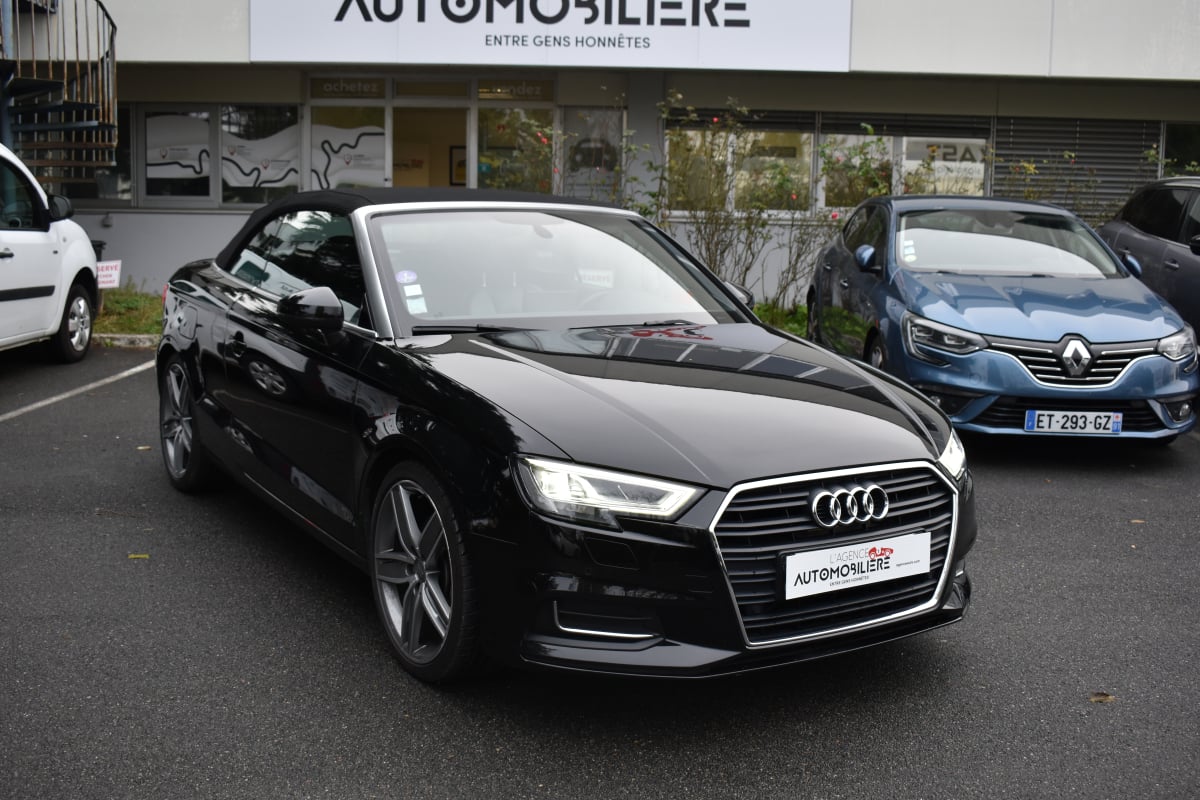 Audi A3 Cabriolet DESIGN LUXE Phase 2 Cabriolet (8V) 2.0 TFSi S-Tronic7 190 cv ENTRETIEN EXCLUSIF AUDI — 1