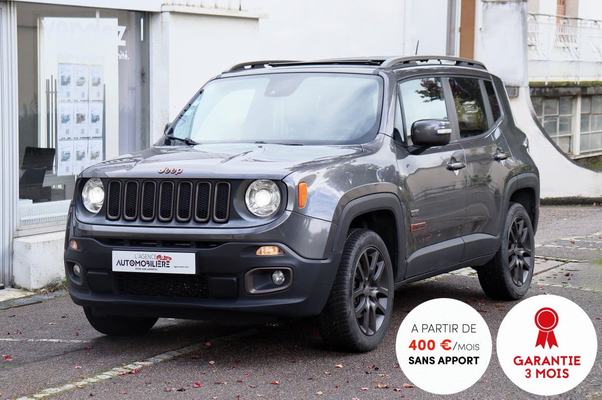 Jeep Renegade 2.0 MultiJet 140 4x4 75ème Anniversaire BVM6 (Toit Ouvrant,Caméra,Angles Morts) — 1